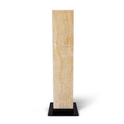 186 - FLOOR LAMP  Agate Floor Lamp. Italy, c.1980. 33.5 x 33.5 x 112cm (h)