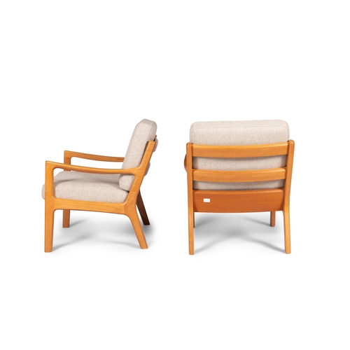 2 - OLE WANSCHER (1903-1985)  A pair of teak 'Senator' armchairs by Ole Wanscher. Denmark, c.1960. 69 x ... 
