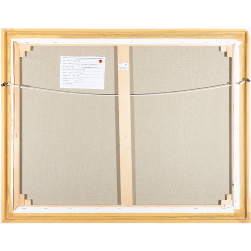 23 - CHARLES HARPER RHA (B.1943)  Flight on Yellow Sky  Acrylic on canvas, 70 x 90cm Signed   Exhibited: ... 