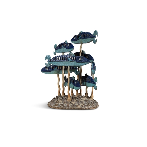 25 - GRAHAM KNUTTEL (1954-2023)  School of Fish Bronze, 68cm (h)  Signed from an edition of 9