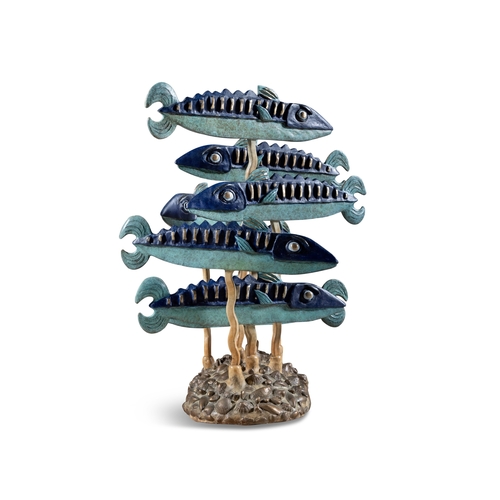 25 - GRAHAM KNUTTEL (1954-2023)  School of Fish Bronze, 68cm (h)  Signed from an edition of 9