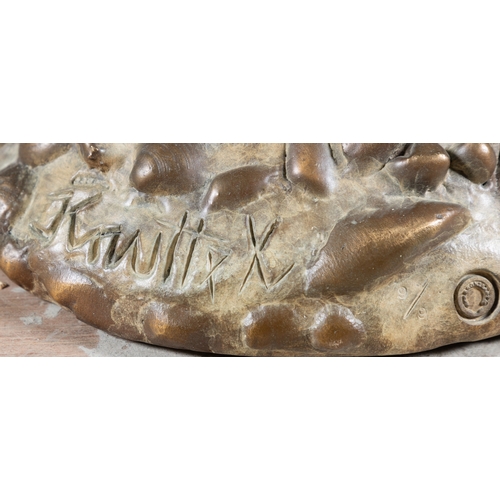 25 - GRAHAM KNUTTEL (1954-2023)  School of Fish Bronze, 68cm (h)  Signed from an edition of 9