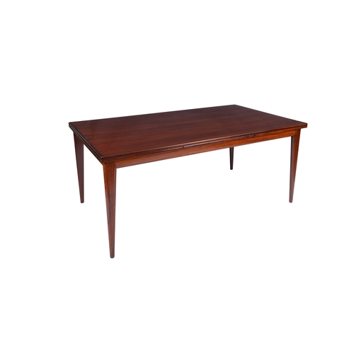 26 - NIELS OTTO MØLLER (1920-1982)  A rosewood extending dining table by Niels Otto Møller. Den... 