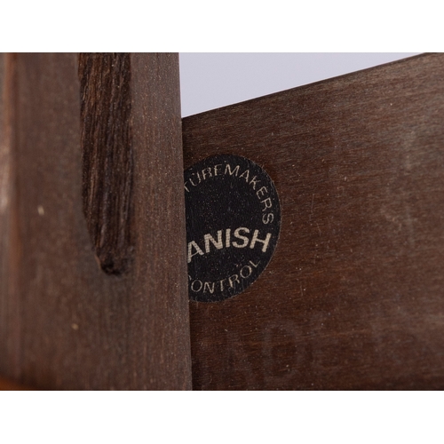 30 - ILLUM WIKKELSØ (1919-1999)  A pair of rosewood armchairs by Illum Wikkelsø with loose blac... 