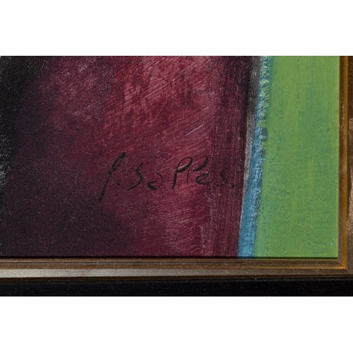 31 - FRANCIS SALLES (1924-2003)   Les Objets Captifs  Oil on canvas, 113 x 145cm Signed