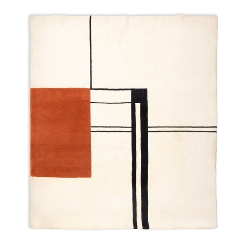 33 - EILEEN GRAY (1878-1976)  A 'Windegen' rug by Eileen Gray, produced by Aram. With maker's label. 200 ... 