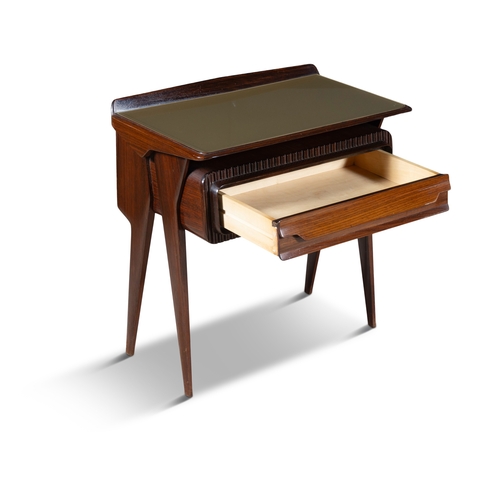 34 - LA PERMANENTE MOBILI CANTÙ   A pair of rosewood bedside tables by La Permanente Mobili Cant... 