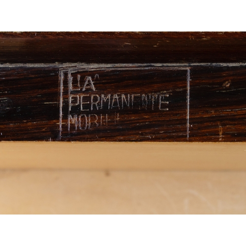 34 - LA PERMANENTE MOBILI CANTÙ   A pair of rosewood bedside tables by La Permanente Mobili Cant... 