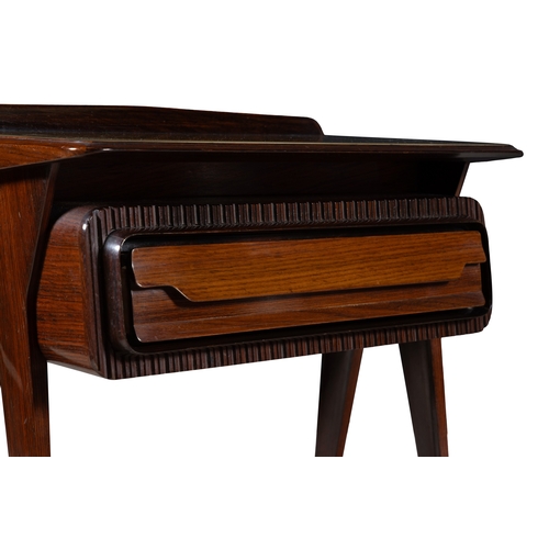 34 - LA PERMANENTE MOBILI CANTÙ   A pair of rosewood bedside tables by La Permanente Mobili Cant... 