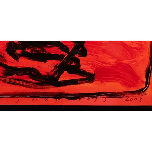 35 - NEIL SHAWCROSS MBE RHA HRUA (B.1940)  Flowers Watercolour, 79 x 72cm Signed and dated 2003