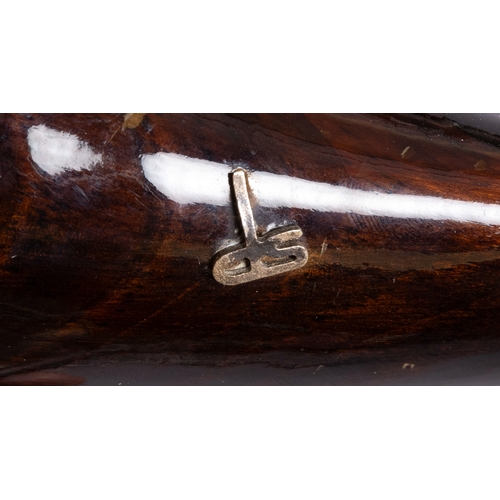 39 - A PAIR OF CRANES   Italy, with maker's mark, 42cm (h) and 28cm (h)