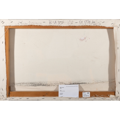 4 - MERLIN JAMES (B.1960)  Birds Acrylic on canvas, 41 x 61cm Signed, inscribed and dated (20)'08  Prove... 