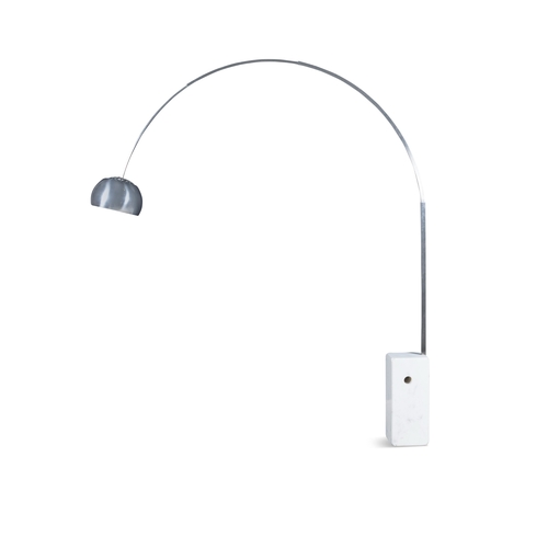 41 - PIER GIACOMO & ACHILLE CASTIGLIONI  Arc Lamp by Pier Giacomo and Achille Castiglioni produced by Flo... 