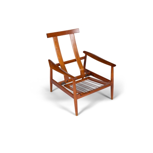 42 - ARNE VODDER (1926-2009)  A teak adjustable lounge chair by Arne Vodder for France & Sons. Denmark c.... 