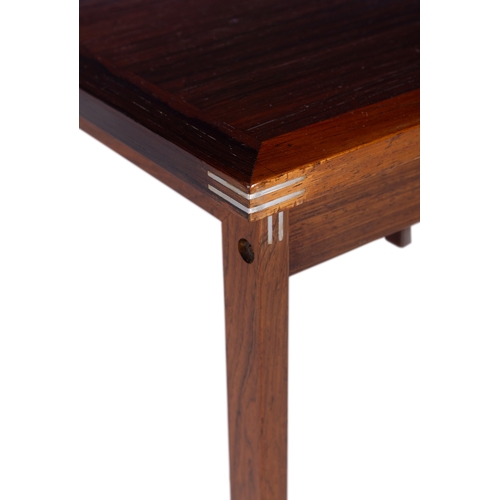 43 - RUD THYGESEN (1932-2019)  A rosewood duo nest of tables by Rud Thygesen, produced by Heltborg Mø... 