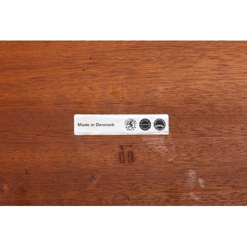 43 - RUD THYGESEN (1932-2019)  A rosewood duo nest of tables by Rud Thygesen, produced by Heltborg Mø... 