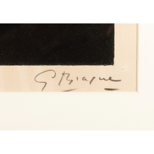 45 - GEORGES BRAQUE (1882-1963)  Still life study of three apples Lithograph, 34.6 x 50.2cm Signed and nu... 