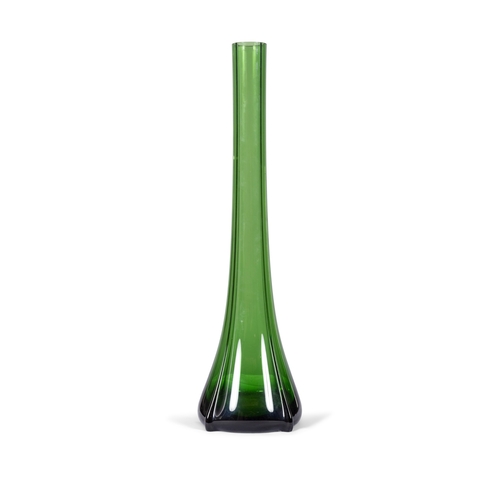 5 - VASE  A large green stem vase. Italy, 59cm (h)