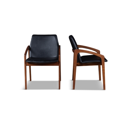 55 - HENNING KJAERNUFF (1911-1975)  A pair of Danish 'Model 23' chairs by Henning Kjærnulff for Koru... 