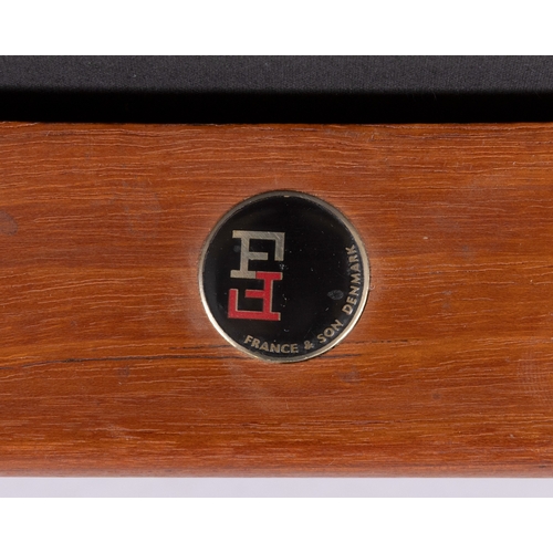 8 - FINN JUHL (1912-1989)  A pair of teak 'Model FD138' armchairs by Finn Juhl. Denmark, c. 1960. With m... 