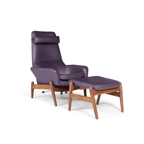 95 - ARNOLD MADSEN (1907-1989)  Arnold Madsen MCM MS-30 reclining ‘Easy’ chair with footstool... 