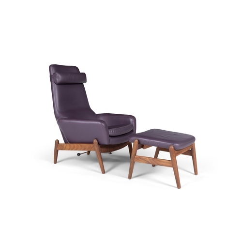 95 - ARNOLD MADSEN (1907-1989)  Arnold Madsen MCM MS-30 reclining ‘Easy’ chair with footstool... 