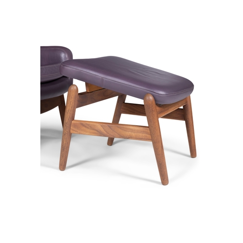 95 - ARNOLD MADSEN (1907-1989)  Arnold Madsen MCM MS-30 reclining ‘Easy’ chair with footstool... 