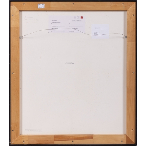 210 - JOHN SCHABEL (B.1957)  Untitled (Passenger #15)  Toned gelatin silver print, 59 x 49cm  Edition 1/5 ... 