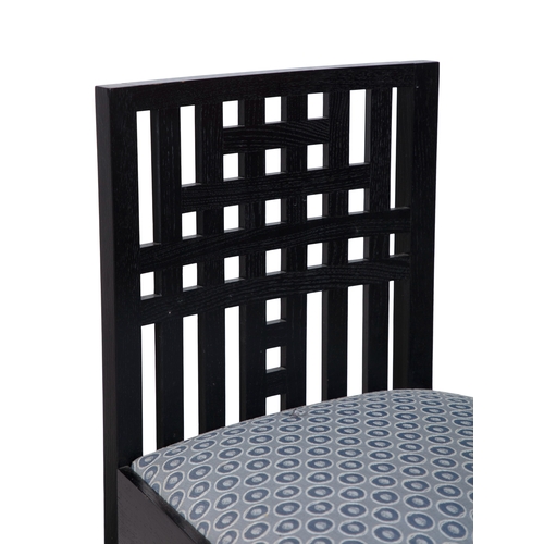 220 - CHARLES RENNIE MACKINTOSH (1868-1928)  A set of four lacquered timber bedroom chairs, by Charles Ren... 
