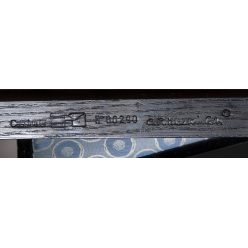 220 - CHARLES RENNIE MACKINTOSH (1868-1928)  A set of four lacquered timber bedroom chairs, by Charles Ren... 