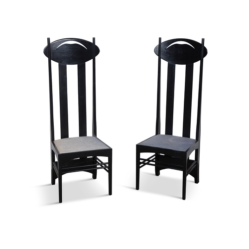 221 - CHARLES RENNIE MACKINTOSH (1868-1928)  A pair of 'Argyle' chairs by Charles Rennie Mackintosh for Ca... 