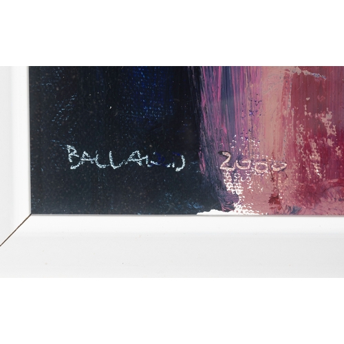 106 - Brian Ballard RUA (b.1943)  Striped Jug (2000)  Oil on canvas, 35.5 x 25.3cm (13¾ x 9¾'')  Signed an... 