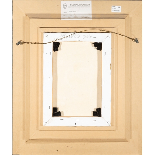 106 - Brian Ballard RUA (b.1943)  Striped Jug (2000)  Oil on canvas, 35.5 x 25.3cm (13¾ x 9¾'')  Signed an... 