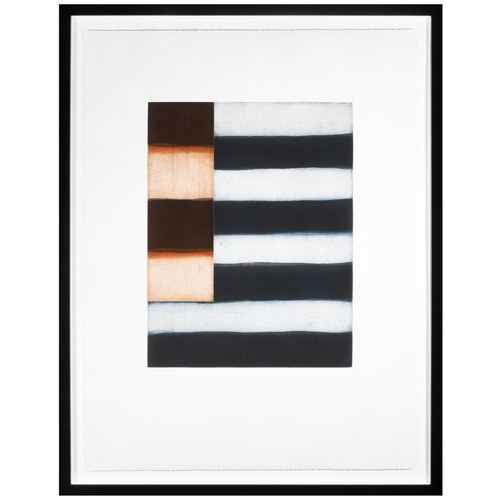 107 - Seán Scully RA (b.1945)  Enter Six #2 (1998) Etching and aquatint in colour on Somerset paper, 75 x ... 