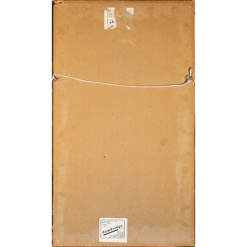 114 - Irish School, c.1925/40 Two Saints - Studies for stained glass windows Two, pencil and watercolour, ... 