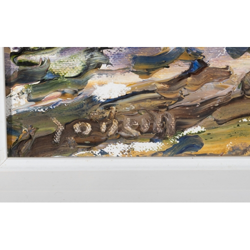 116 - Liam O'Neill (b.1954)  Tá Síad Ag Teacht Oil on canvas, 24 x 34cm (9½ x 13¼'')  Signed