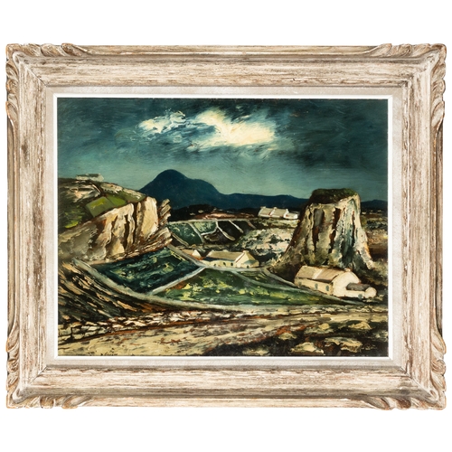48 - Daniel O'Neill (1920-1974)  Gleneely, Co. Donegal Oil on board, 40 x 50cm (15¾ x 19¾'')  Signed