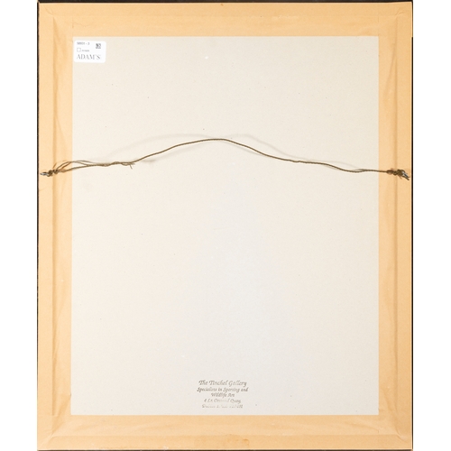 60 - Flora H. Mitchell (1890 -1973)  A Reach of the Grand Canal - Dublin  Indian ink and watercolour, 34 ... 