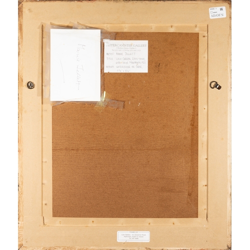 64 - Mainie Harriet Jellett (1897-1944)  Loch Carron, Ross-shire, with Skye Mountains, (c.1921) Watercolo... 