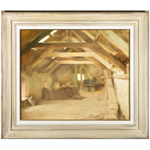 82 - Thomas Ryan PPRHA (1929-2021)  Creedon's Mill, Macroom, Co. Cork (1988)  Oil on board, 50.6 x 61cm (... 