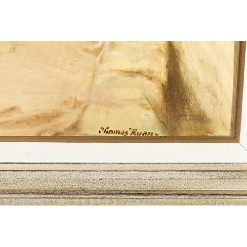 82 - Thomas Ryan PPRHA (1929-2021)  Creedon's Mill, Macroom, Co. Cork (1988)  Oil on board, 50.6 x 61cm (... 