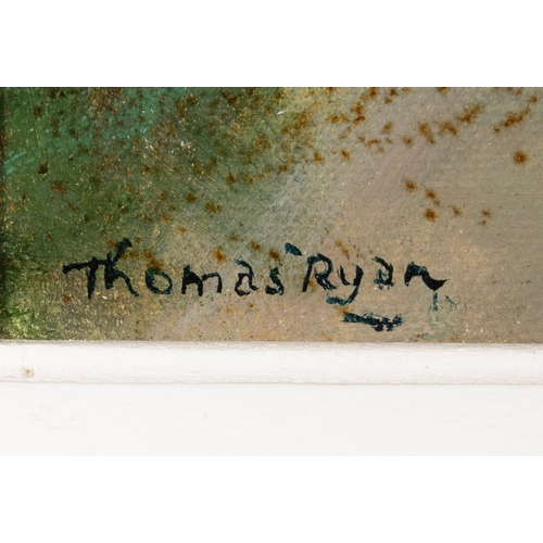 83 - Thomas Ryan PPRHA (1929-2021)  The Glass House, Botanic Gardens, Dublin (1986)  Oil on canvas, 35 x ... 