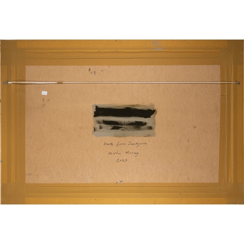 84 - Martin Mooney (b.1960)  Howth from Sandycove (2023)  Oil on board, 91 x 153cm (35¾ x 60¼)  Signed wi... 