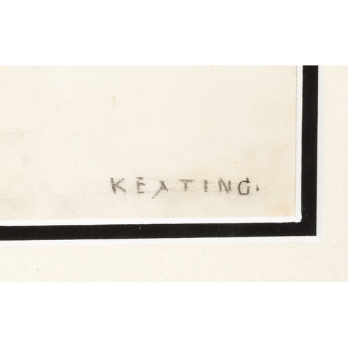 96 - Sean Keating RHA (1889-1971)
Study for ‘’Portrait of Father Michael O’Flanagan’’ (1936) 
Charcoal, 4... 