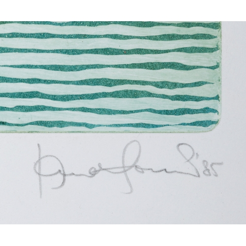 11 - Jan de Fouw (Dutch, 1929 –2015) Green Man Aquatint and etching, 37 x 29cm Signed, numbered 3/12 and ... 