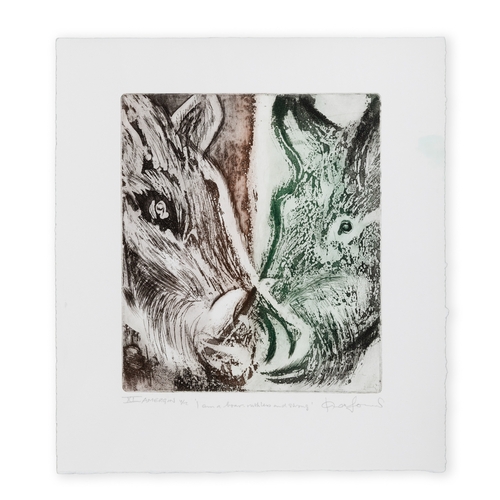 12 - Jan de Fouw (Dutch, 1929 –2015)  The Song of Amhairghin (Amergin), a set of fourteen works with acco... 