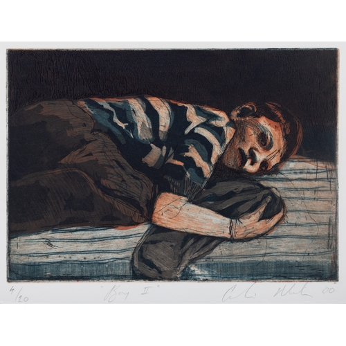 30 - Colin Martin RHA (B.1973) Boy II Etching, 22 x 30cm Signed, inscribed, numbered 4/20 and dated (20)’... 