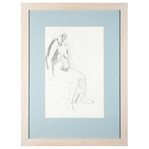 39 - Mainie Harriet Jellett (1897-1944)  Female Nude Study Pencil, 42 x 27cm