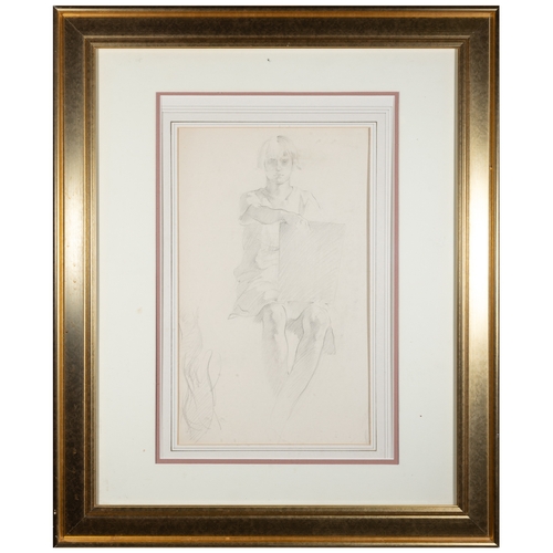 42 - Mainie Harriet Jellett (1897-1944)  Study - Life Class Pencil, 34 x 20.5cm