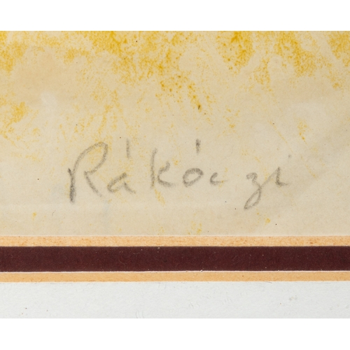 52 - Basil Rakoczi (1908-1979)  Grape crushing Mixed media, 48 x 39cm Signed